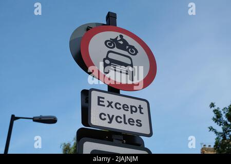 No entry for vehicular traffic Stock Photo - Alamy
