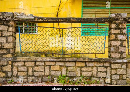 An Giang province, Vietnam - 01 May 2022: view of Xa Ton or Xvayton pagoda in Tri Ton town, one of the most famous Khmer pagodas in An Giang province, Stock Photo