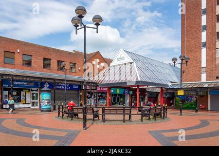 Cannock Shopping Centre, Market Place, Cannock, Staffordshire, England, United Kingdom Stock Photo