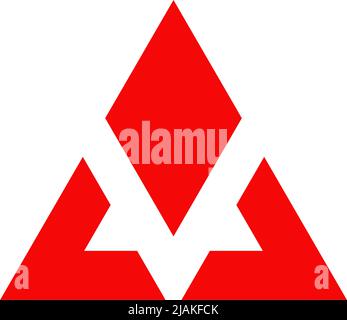Triangle icon logo design inspiration vector template Stock Vector