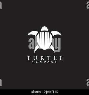 Turtle logo icon design vector illustration template Stock Vector