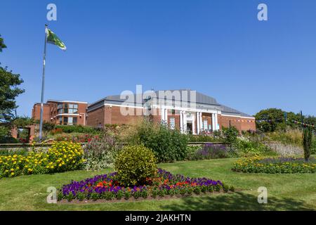 Whitby Museum (including the Pannett Art Gallery) in Pannett Park, Whitby, North Yorkshire, England. Stock Photo