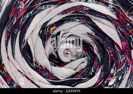 close-up of a multicolored  rope Stock Photo