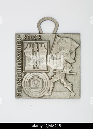 Insigne Médaille De Ski En Bronze - Huguenin Frères & Cie - Début XXème - Suisse