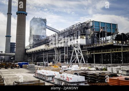 IJMUIDEN - The steel factory Tata Steel IJmuiden. ANP JEFFREY GROENEWEG  netherlands out - belgium