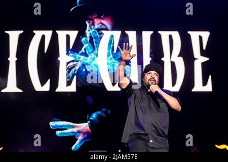 Mount Westmore - ICE CUBE performs during the 2022 BottleRock Napa Valley at Napa Valley Expo on May 28, 2022 in Napa, California. Photo: Chris Tuite/imageSPACE/MediaPunch Stock Photo