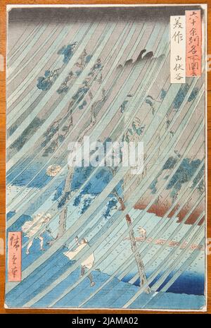Utagawa Hiroshige. Mimasaka Province Yamabushi Valley