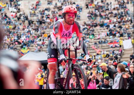 Verona, Verona, Italy, May 29, 2022, Diego Ulissi (Uae Team Emirates)  during  2022 Giro d'Italia - Stage 21 - Verona - Verona  - Giro d'Italia Stock Photo