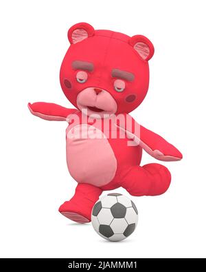 Download Teddy Bear Soccer Balls 3D Art Royalty-Free Stock Illustration  Image - Pixabay