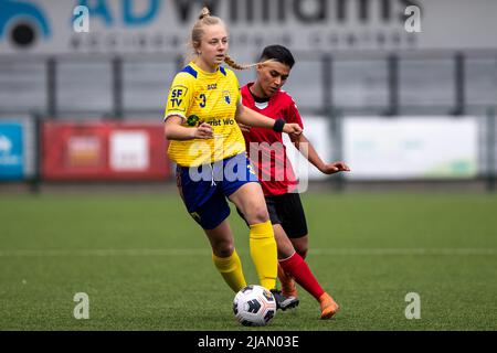 29th May 2022. Surrey International Football vs Afghanistan National Team Development. Friendly at Meadowbank (Dorking, UK). Stock Photo