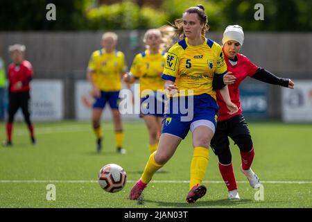 29th May 2022. Surrey International Football vs Afghanistan National Team Development. Friendly at Meadowbank (Dorking, UK). Stock Photo