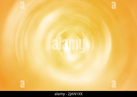 Blurred gradient radial motion summer orange background. Abstract circular texture Stock Photo