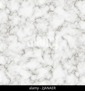 White marble texture with natural pattern for background or interior design art work. Abstract marble tile surface. Rock floor detail Stock Photo