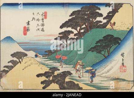 SIXTY NINE STAGES OF THE KISO ROAD /KISOKUJUKYU TSUGI NO UCHI Eisen, Keisai (1790 1848), HIROSHIGE, Ichiryusai (1797 1858) Stock Photo