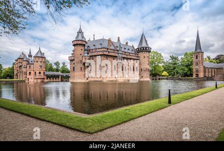 Beautiful castle in Utrecht, the Netherlands. Stock Photo