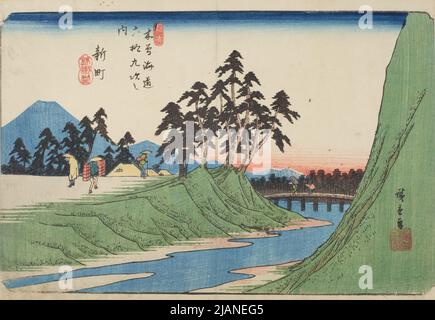 SIXTY NINE STAGES OF THE KISO ROAD /KISOKUJUKYU TSUGI NO UCHI Eisen, Keisai (1790 1848), HIROSHIGE, Ichiryusai (1797 1858) Stock Photo