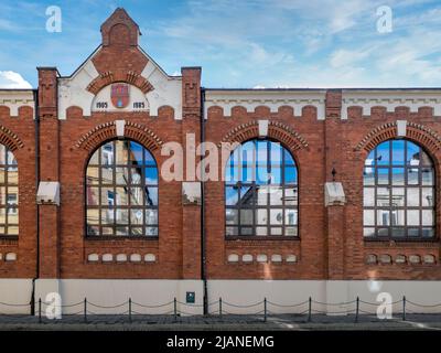 The old power station in Kraków's Kazimierz district at 25 Wawrzynca Street. Stock Photo