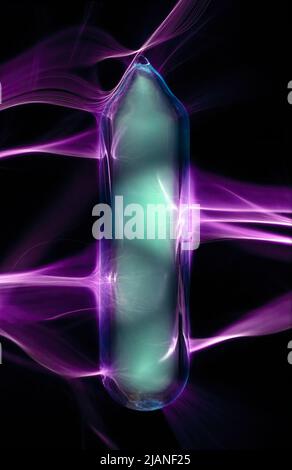 Excited Oxygen Gas Stock Photo
