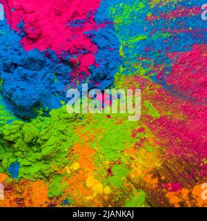 Colorful holi powders background. Holi colored paints in a bowl. Holi ...