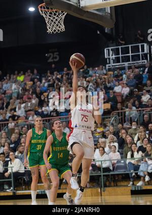 Newcastle, Australia. 31st May, 2022. Nanako Todo of Japan Women's Basketball Team seen in action during Game 3 of the Friendly International Women Series match between Australia Women's Basketball Team against the Japan Women's Basketball Team at The Newcastle Entertainment Centre. Final score; Australia 67:69 Japan. Credit: SOPA Images Limited/Alamy Live News Stock Photo