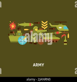 Army Vector Concept Stock Vector