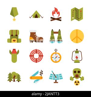 War Military Objects Stock Vector