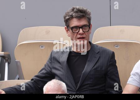 Paris, France. May 31, 2022, Marc Lavoine in the stands during French Open Roland Garros 2022 on May 31, 2022 in Paris, France. Photo by Nasser Berzane/ABACAPRESS.COM Stock Photo