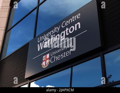 University Centre Warrington, University of Chester, Time Square, Warrington, Cheshire, England, UK, WA1 Stock Photo