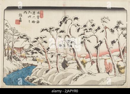 SIXTY NINE STAGES OF THE KISO ROAD /KISOKUJUKYU TSUGI NO UCHI Eisen, Keisai (1790 1848), HIROSHIGE, Ichiryusai (1797 1858) Stock Photo