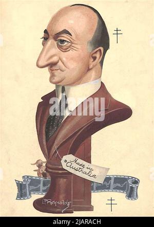 Caricature of Senator James Francis Guthrie ca.  1927 Stock Photo