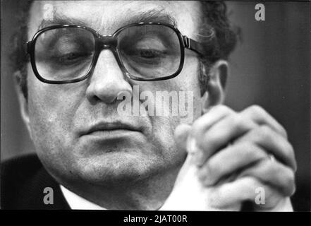 FDP-Politiker Otto Graf Lambsdorff, ehemaliger Bundesminister für Wirtschaft und Bundesvorsitzender der FDP. Stock Photo