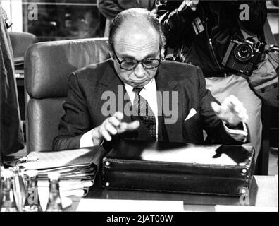 FDP-Politiker Otto Graf Lambsdorff, ehemaliger Bundesminister für Wirtschaft und Bundesvorsitzender der FDP. Stock Photo