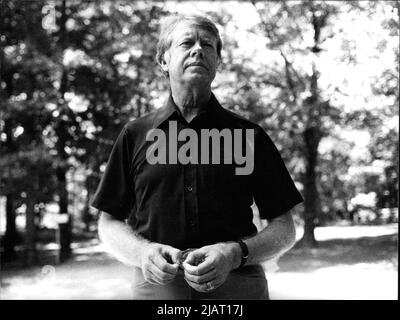 Jimmy Carter, Mitglied der Demokratischen Partei und US-Präsident von 1977 bis 1981. Stock Photo