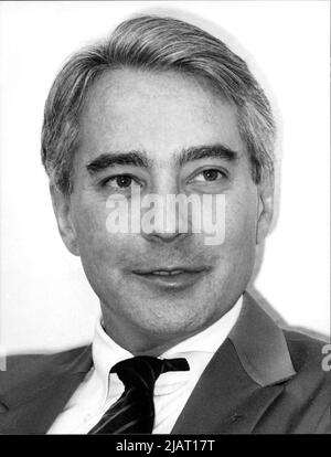 Das Bild ist ein Porträt von Richard Burt, dem US-Botschafter in Bonn. Stock Photo