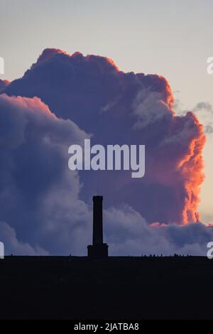 Peel Tower, Bury, Greater Manchester. Stock Photo