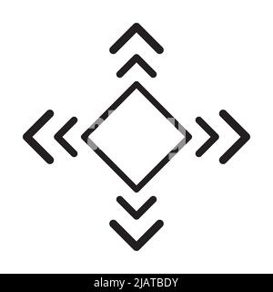 flexibility icon vector for graphic design, logo, website, social media, mobile app, UI illustration Stock Vector