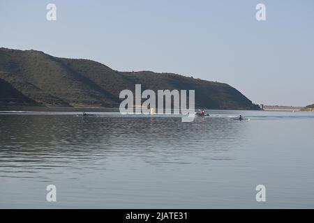 Tandem Rowing Shell Rowing in tandem Stock Photo - Alamy