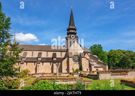 Varnhem abbey famous cathedral in Sweden Stock Photo