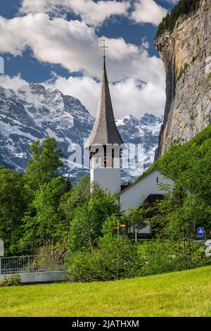 Lauterbrunnen, Canton of Bern, Switzerland Stock Photo