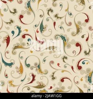 Lovely seamless hand drawn pattern, great for textiles, prints, wallpapers, wrapping - vector design Stock Vector