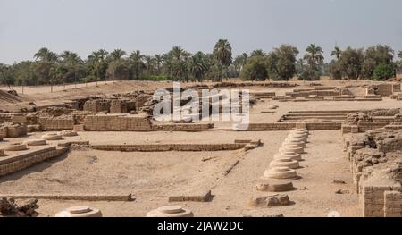 The Northern Palace at Tell el-Amarna also known as Akhetaten, Horizon of the Aten, Middle Egypt Stock Photo