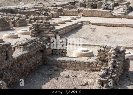 The Northern Palace at Tell el-Amarna also known as Akhetaten, Horizon of the Aten, Middle Egypt Stock Photo
