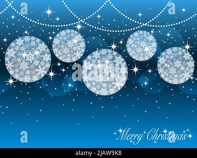 Seamless Abstract Background With Christmas Ball Ornaments On A Gray Background, Vector Illustration. Horizontally Repeatable. Stock Vector