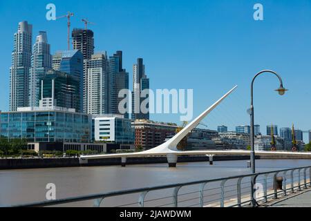 Region Puerto Madero in Buenos Aires Stock Photo