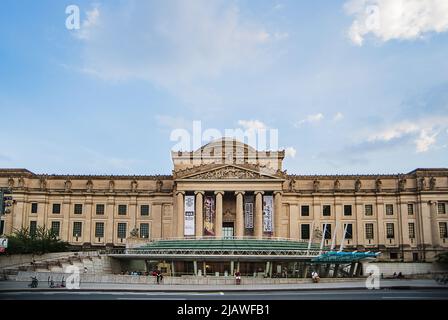 Entrance to the Brooklyn Art Museum, Crown Heights, Brooklyn, New York City Stock Photo