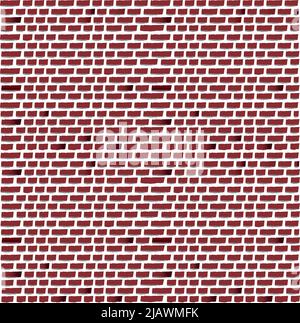 brick wall texture or background in editable vector Stock Vector