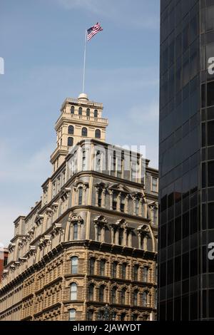 Powers building in downtown Rochester New York Stock Photo