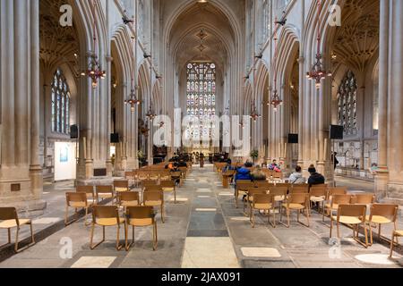 Bath Abbey, Bath Uk Stock Photo
