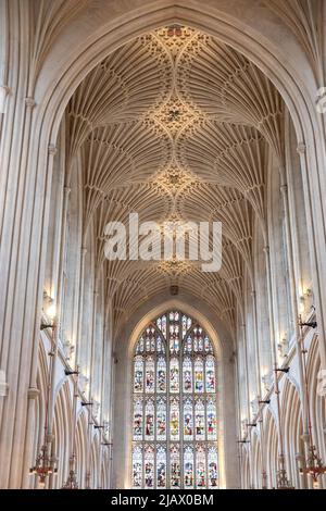 Bath Abbey, Bath Uk Stock Photo