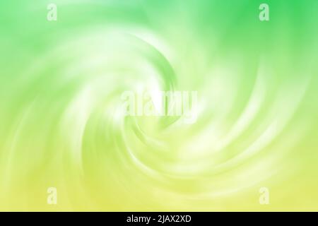 Summer green spiral vortex soft blurred abstract gradient background Stock Photo